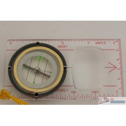 Plastic hiking compass