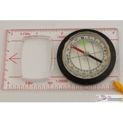 Plastic hiking compass