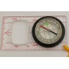 Plastic hiking compass