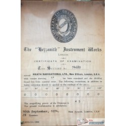 Heath survey sextant HO512 Heath and Co Quintant