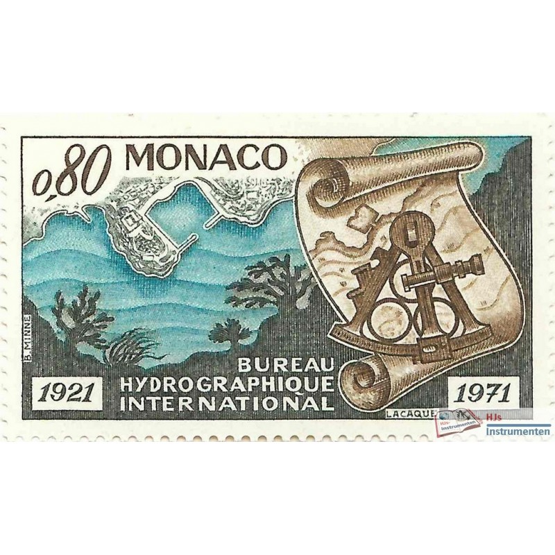 Monaco IHO 50 years stamp