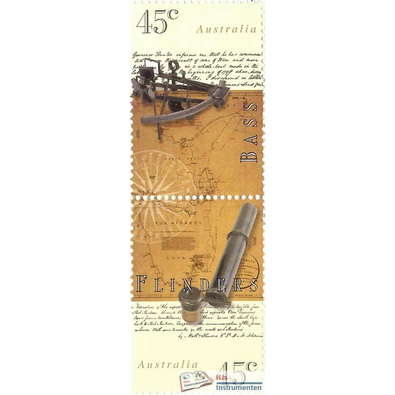 Australia Bass and Flinders stamp