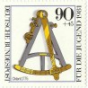 Deutsche Bundespost Octant stamp