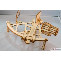 Dreipunkt wooden sextant model