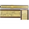 Unique log-log slide rule