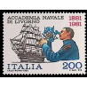 100 yr Academia Navale di Livornio stamps